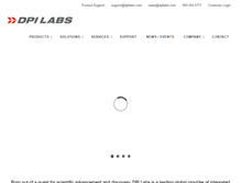 Tablet Screenshot of dpilabs.com